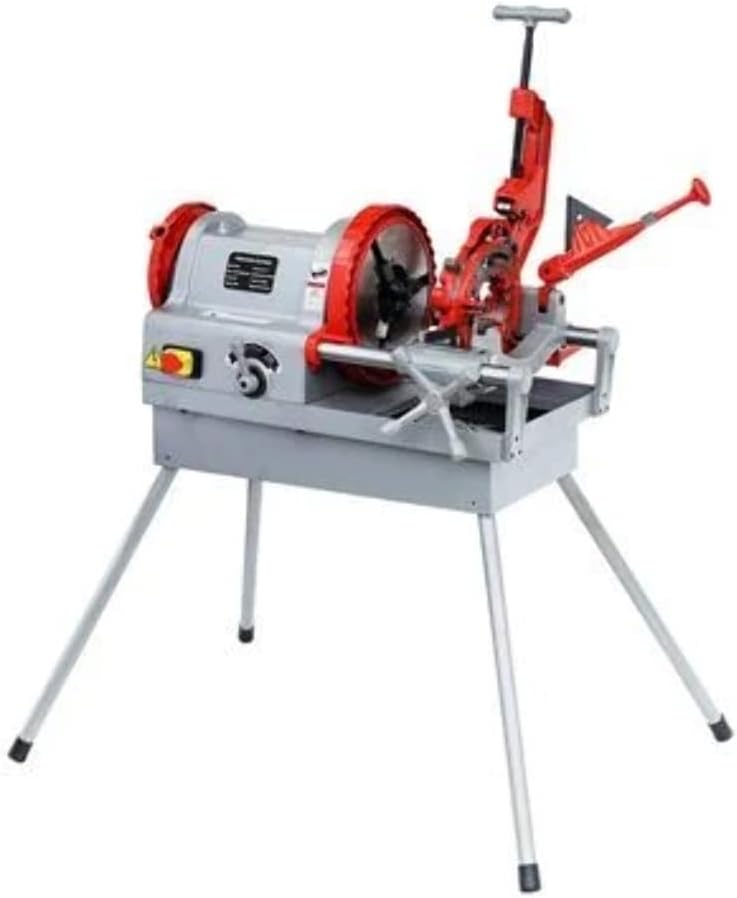 Electric Pipe Threader Machine 1/2" - 4" Threading Self Opening Head 1100W P100E (P100E)