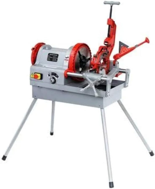 Electric Pipe Threader Machine 1/2" - 4" Threading Self Opening Head 1100W P100E (P100E)