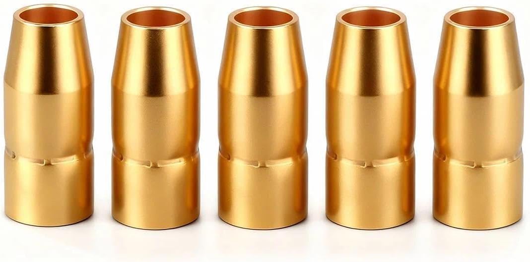 5-pk Gas Nozzles 169715 Fit for Miller M-10 M-15 and M-150 M-100 Welding Guns 169-715
