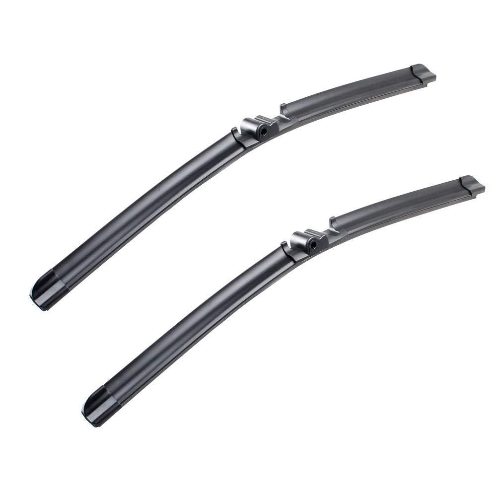 2 Factory Wiper Blades Replacement for 2017 2018 2019 2020 2021 Tesla Model 3 & 2020-2021 Model Y Original Equipment Windshield Wiper Blades Set 26"+19" (Set of 2) Top Lock