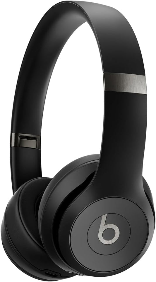 Beats Solo 4 - Wireless Bluetooth On-Ear Headphones, Apple & Android Compatible, Up to 50 Hours of Battery Life - Matte Black