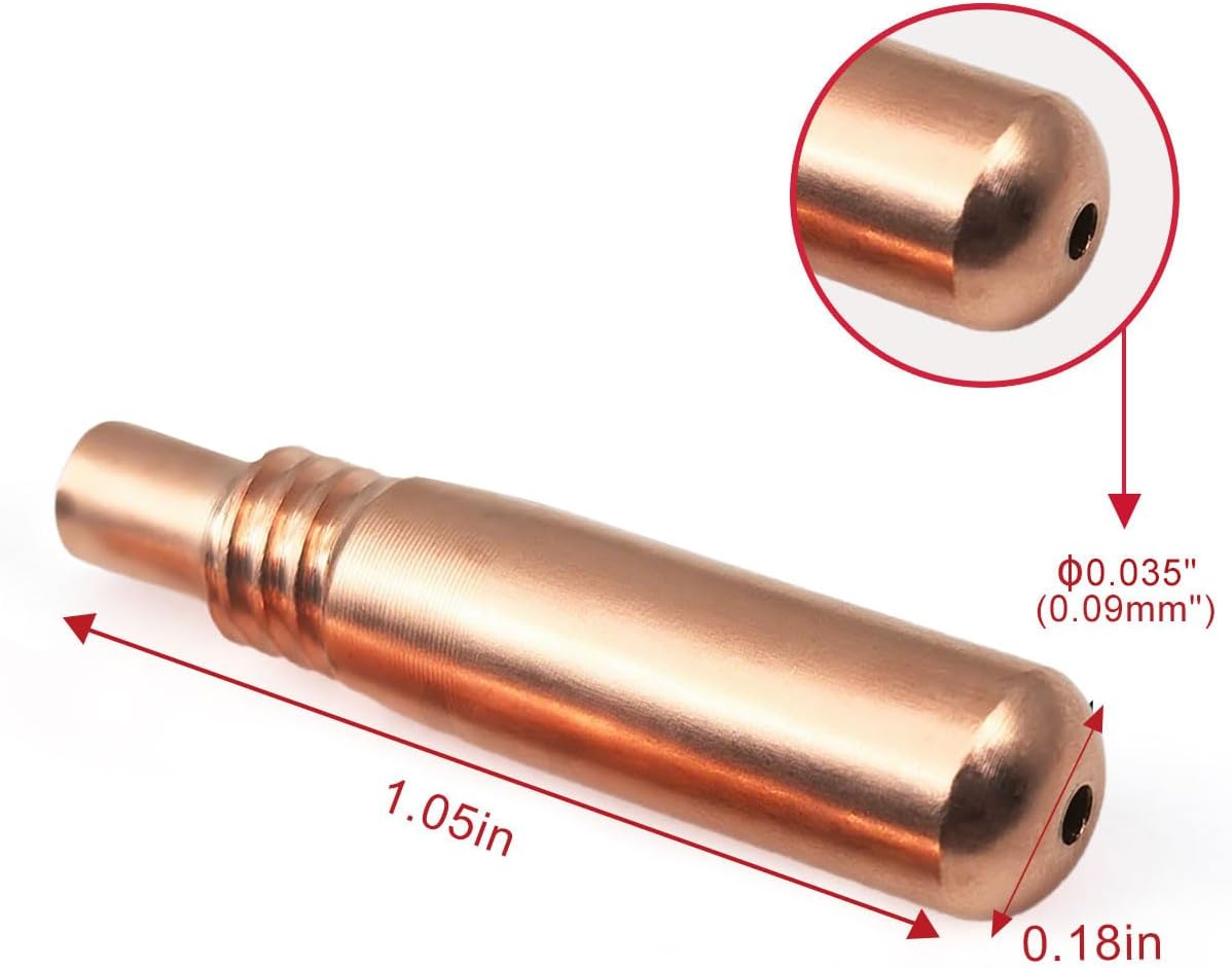 40-PK T-M035 .035" Contact Tips for Miller MDX Acculock MDX-100 MDX-250 EZ-Select Millermatic & Multimatic MIG Welding Guns Parts TM035
