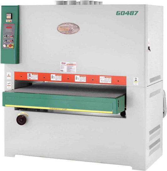 Grizzly Industrial G0487-51" 30 HP 3-Phase Double Head Wide-Belt Sander