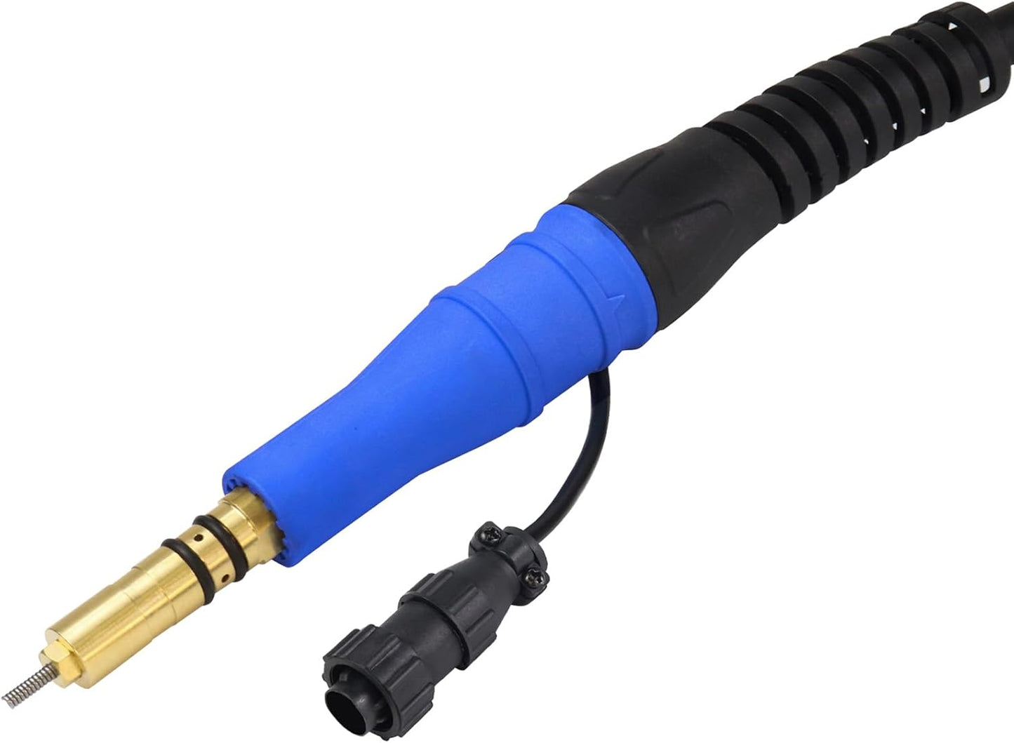 MIG Welding Gun Torch Stinger fits Miller M25 M-25 169598 Millermatic 200 210 212 250 250X 251 252 250Amp 15ft Miller Welder Replacement with MIG Welding Gun Kit .030" .035" 45" Tip-Nozzle-Diffuser