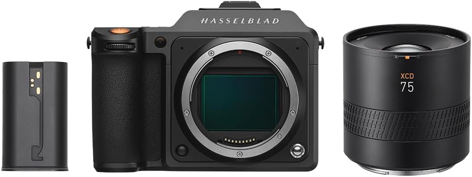 Hasselblad X2D 100C 100MP Medium Format Mirrorless Camera with XCD 75mm f/3.4 P Lens