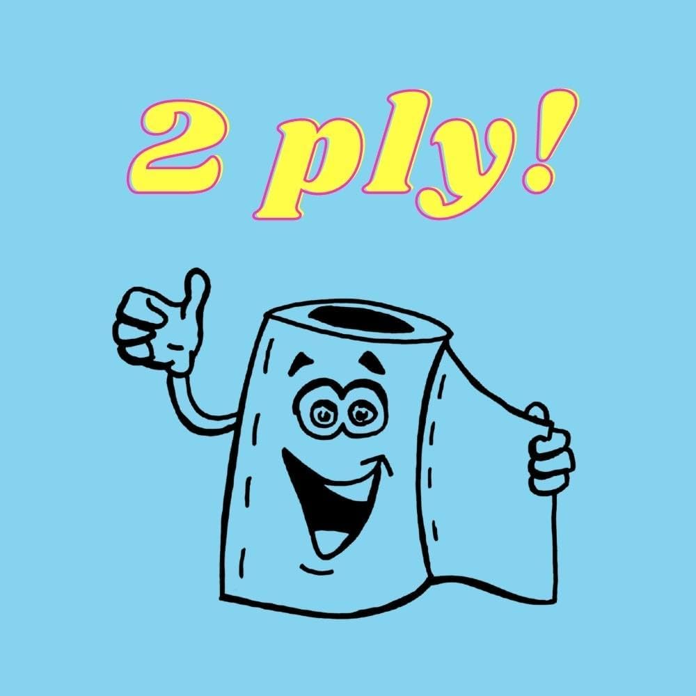 Jumbo Commercial Toilet Paper Rolls, Large Industrial Rolls Compatible with Universal Dispensers, 550 Feet per Roll, 972 Rolls [Full Pallet]