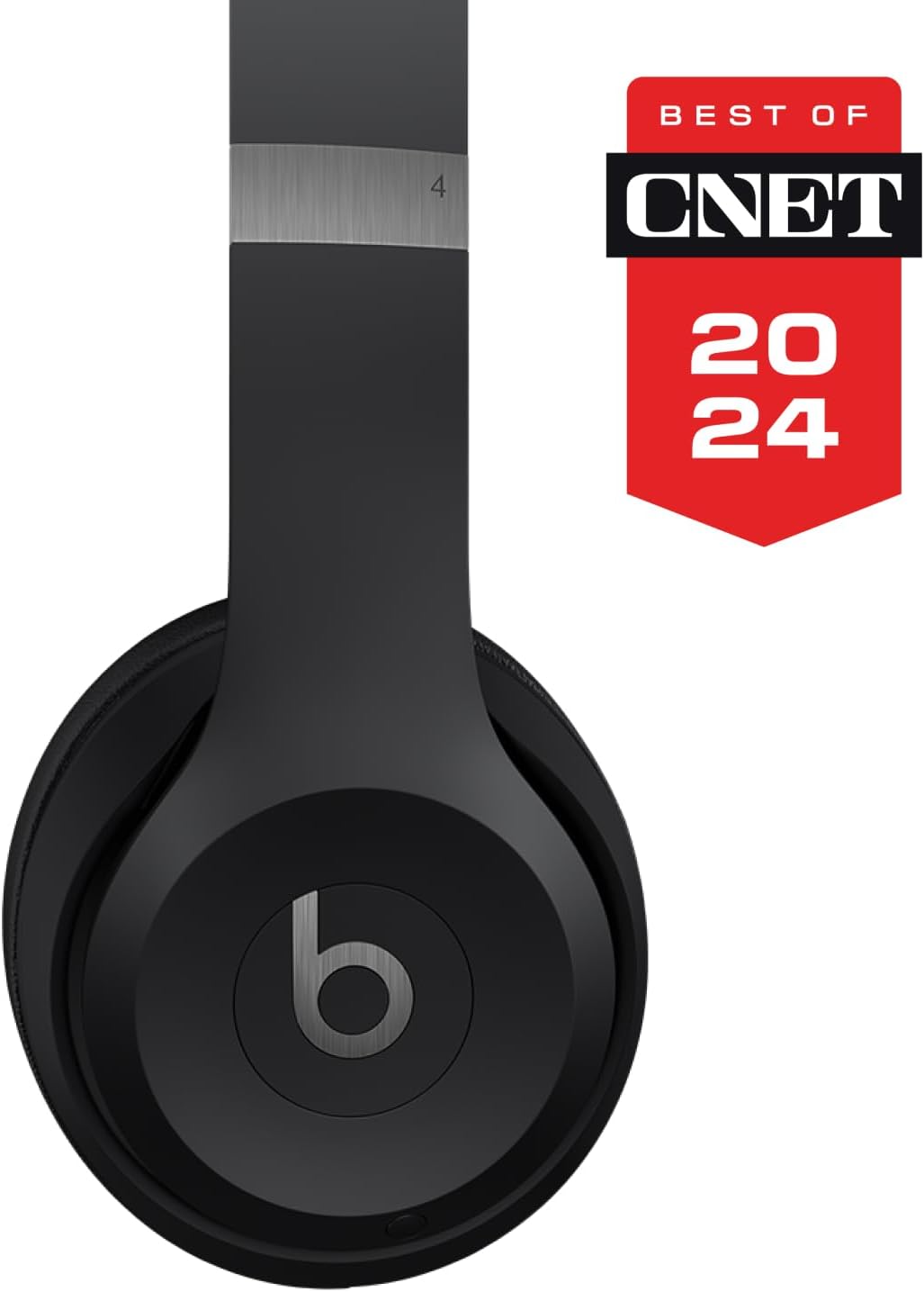 Beats Solo 4 - Wireless Bluetooth On-Ear Headphones, Apple & Android Compatible, Up to 50 Hours of Battery Life - Matte Black