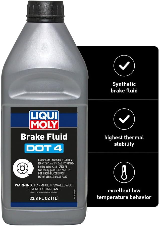 LIQUI MOLY DOT 4 Brake Fluid, 1 Liter (Pack of 1)