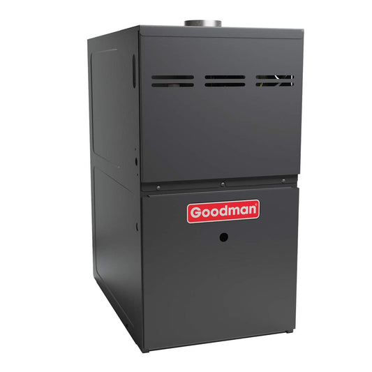 Goodman 80,000 BTU 80% Efficiency Multi-Speed, Single-Stage upflow/Horizontal Furnace Model: (GR9S800803BN) Cabinet is 17.5 inches wide-R32 Ready-Nationwide Installation-NOT Including CA