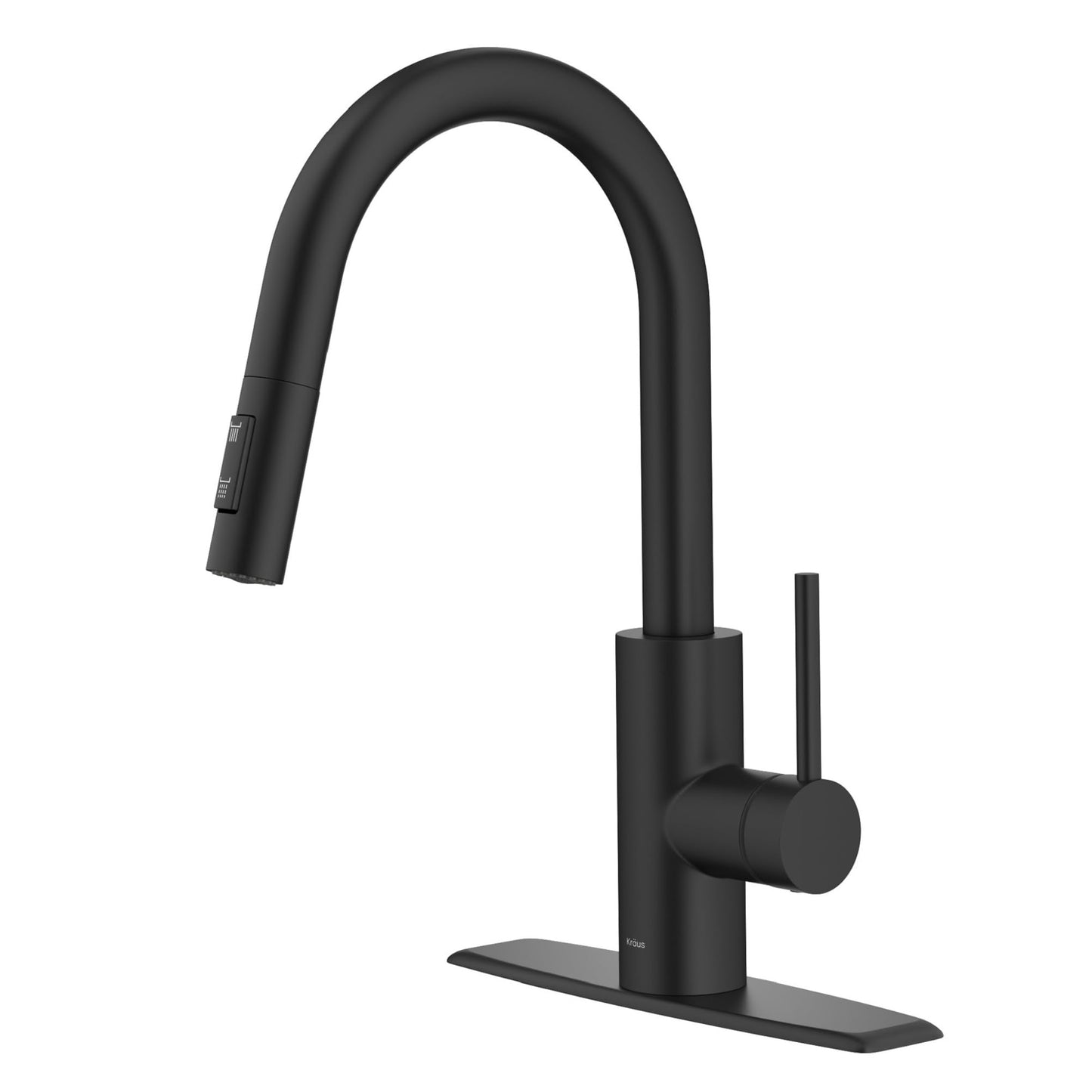 KRAUS Purita 100% Lead-Free Kitchen Water Filter Faucet in Matte Black, FF-100MB
