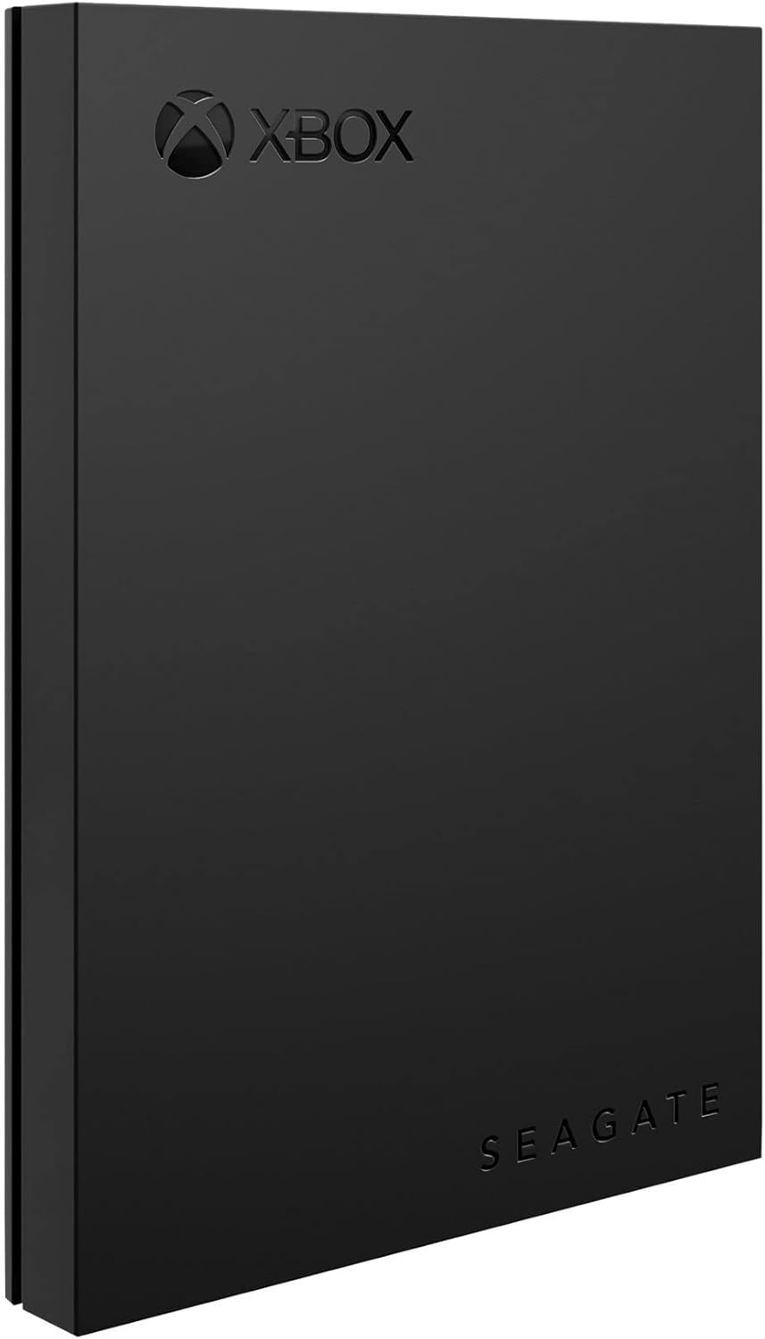 Seagate Game Drive for Xbox 2TB External Hard Drive Portable HDD - USB 3.2 Gen 1, Black with built-in green LED bar , Xbox Certified, 3 year Rescue Services (STKX2000400)