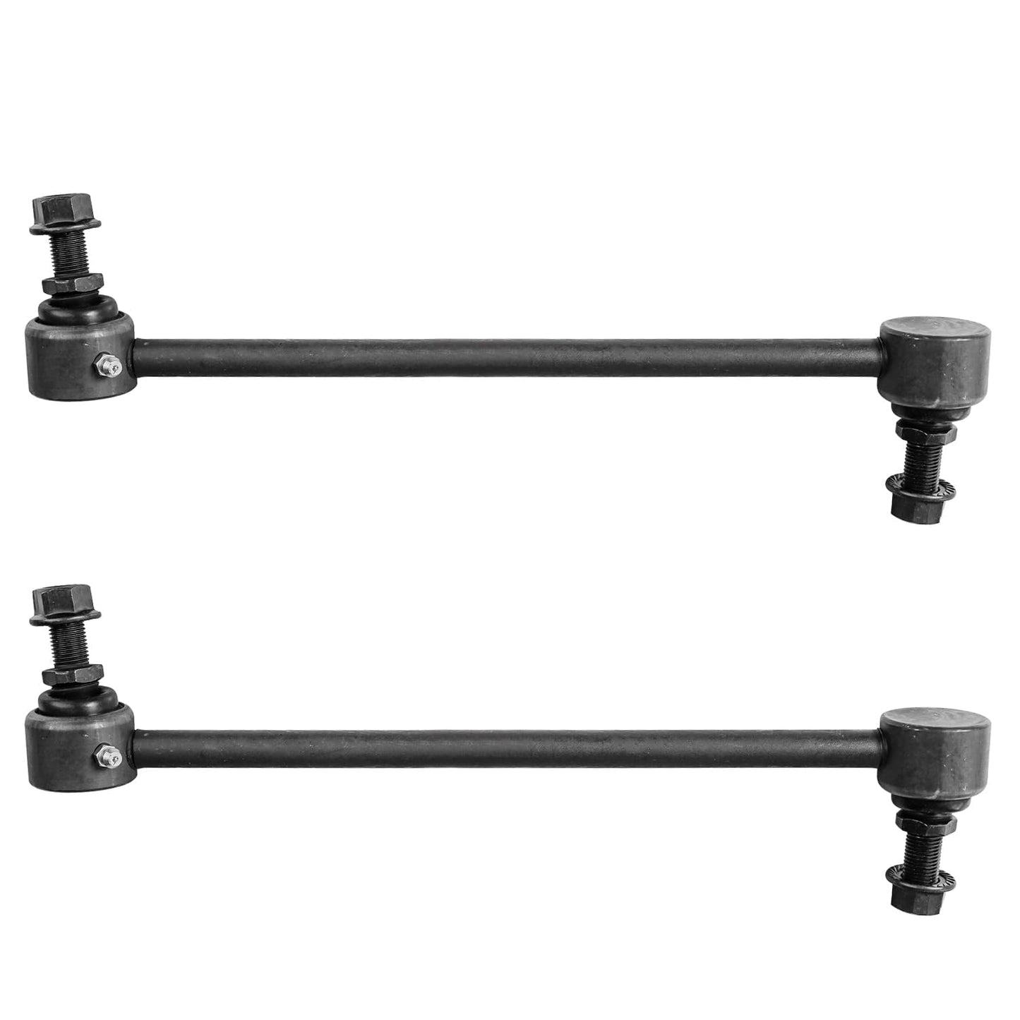 Detroit Axle - 10pc Front Loaded Knuckles Kit for 2014 2015 2016 2017 Hyundai Accent, 2 Steering Knuckles 2 Wheel Hubs Assembly 2 Wheel Bearings 2 Lower Ball Joints 2 Sway Bars Replacement