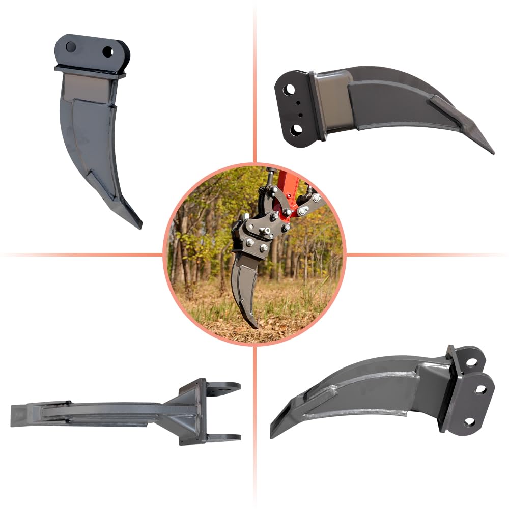 1-1.8 Ton Mini Excavator Ripper with Pins - Heavy-Duty Soil Ripper Attachment for Efficient Land Cultivation & Construction