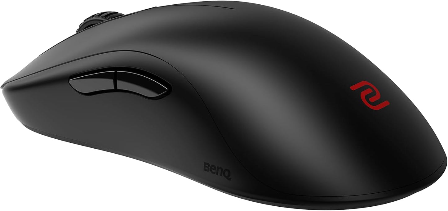BenQ Zowie FK2-DW 4K Wireless Mouse for Esports, ​Sports Science, 4K Enhanced Receiver, 60g, Symmetrical, Driverless, 3950 Sensor, 4K Polling Rate Wireless Mouse (FK | 3950 Sensor | Symmetrical)