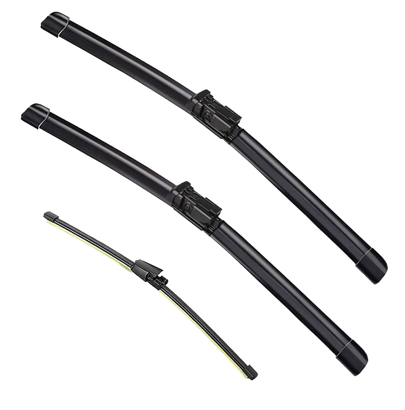 2 Factory Wiper Blades Replacement for 2017 2018 2019 2020 2021 Tesla Model 3 & 2020-2021 Model Y Original Equipment Windshield Wiper Blades Set 26"+19" (Set of 2) Top Lock