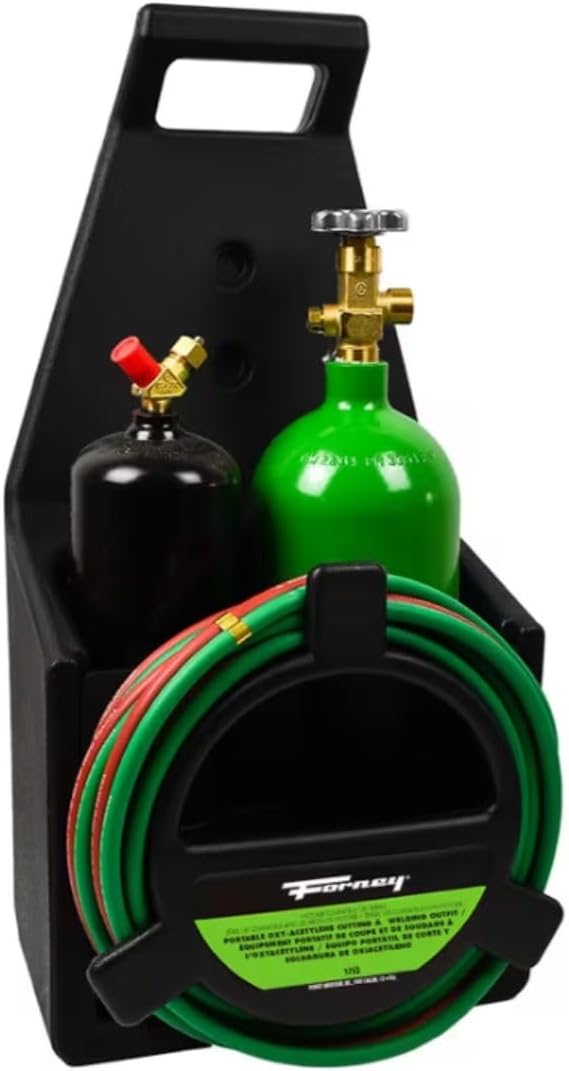 Forney 1753 Tote A Torch Light/Medium Duty, Torch Cutting and Welding Portable Kit,Red