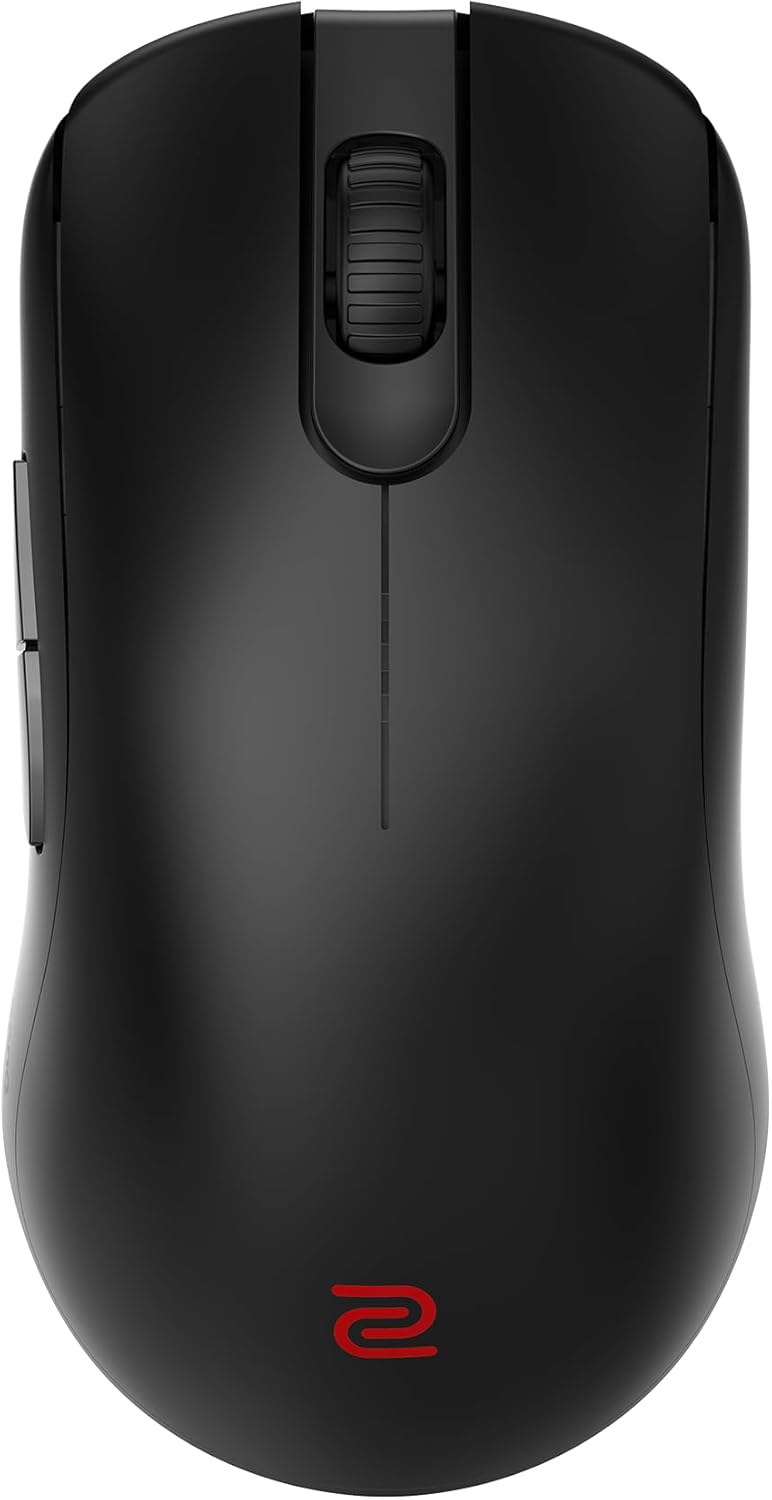 BenQ Zowie FK2-DW 4K Wireless Mouse for Esports, ​Sports Science, 4K Enhanced Receiver, 60g, Symmetrical, Driverless, 3950 Sensor, 4K Polling Rate Wireless Mouse (FK | 3950 Sensor | Symmetrical)