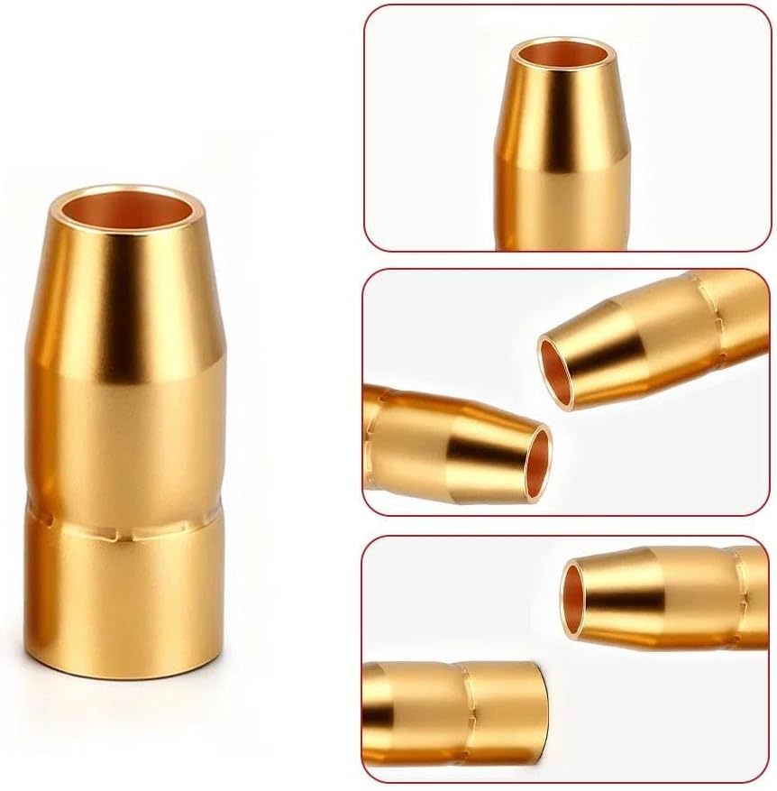 5-pk Gas Nozzles 169715 Fit for Miller M-10 M-15 and M-150 M-100 Welding Guns 169-715
