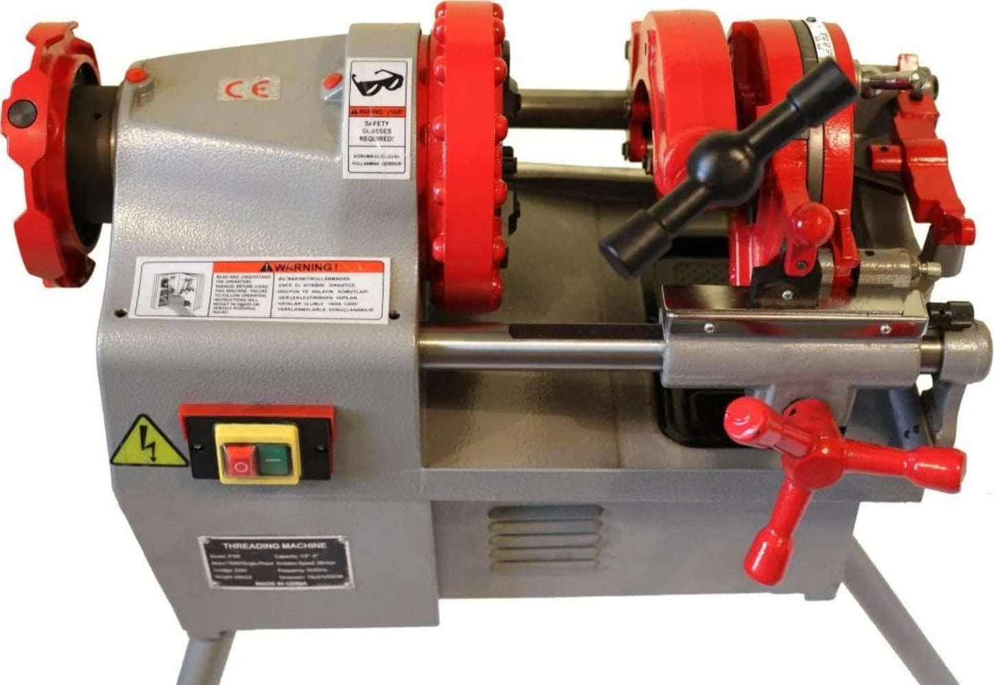 Electric Pipe Threader Machine (1/2" - 2") Threading, Cutter, Deburrer, NPT P50