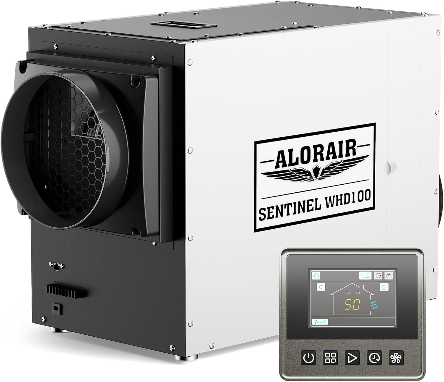 ALORAIR Whole House Dehumidifier, 90 PPD Commercial Grade Whole Home Dehumidifiers for Garages, Water Damage Restoration, 2300 Sq.Ft dehumidifiers for Crawl Space