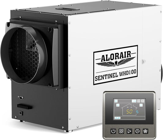ALORAIR Whole House Dehumidifier, 90 PPD Commercial Grade Whole Home Dehumidifiers for Garages, Water Damage Restoration, 2300 Sq.Ft dehumidifiers for Crawl Space