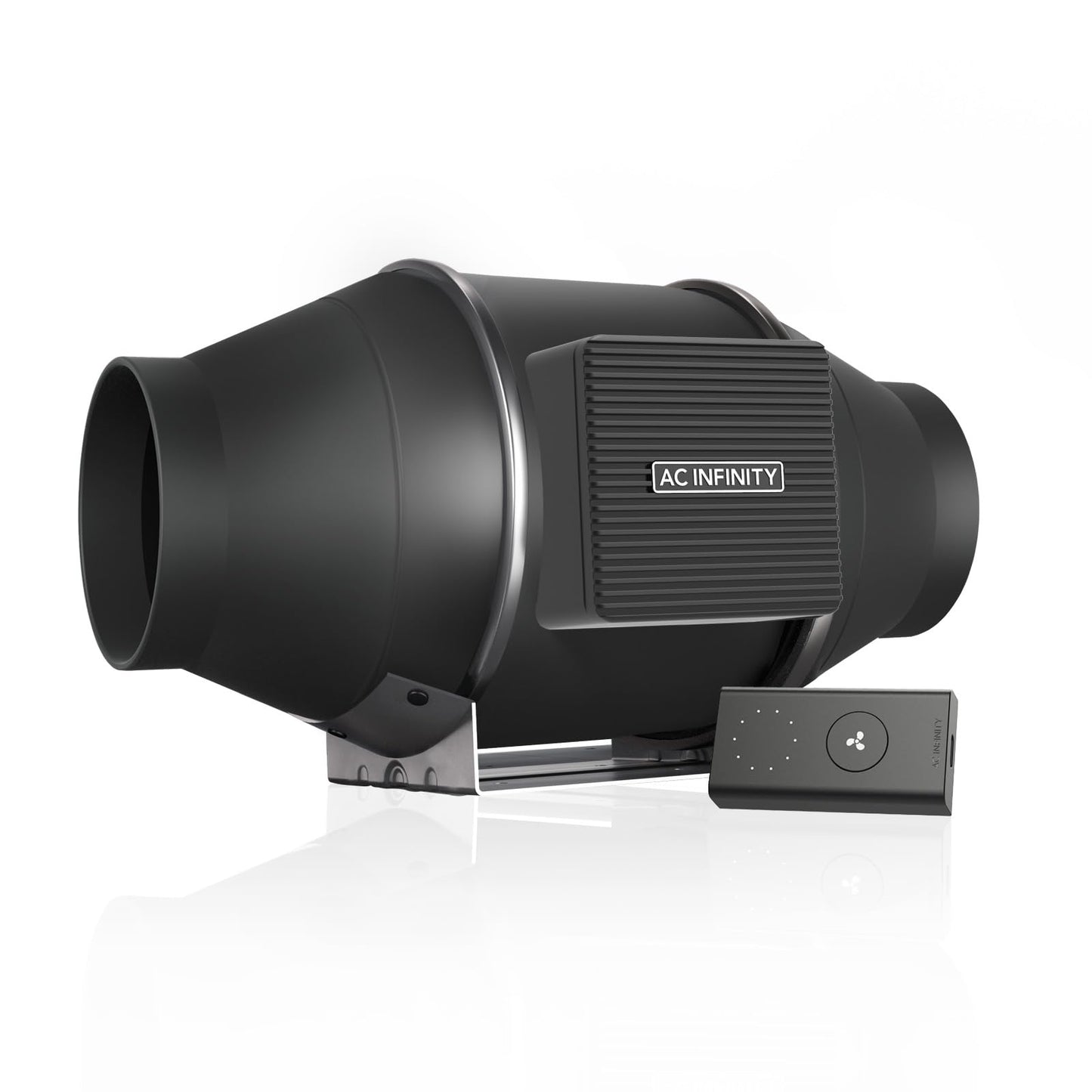 AC Infinity CLOUDLINE S8 PRO, Quiet 8” Inline Duct Fan with 10-Speed Controller, EC-Motor Ventilation Exhaust Fan for Heating Cooling Booster, Grow Tents, Hydroponics