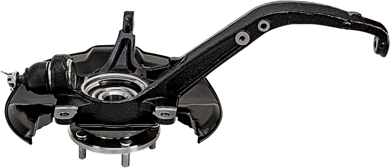 Detroit Axle - 2 Front Steering Knuckles with Wheel Bearing Hubs for 2008-2012 Honda Accord 2009-2014 TSX 2009 2010 2011 Steering Knuckles with Wheel Bearing and Hubs Assembly Replacement