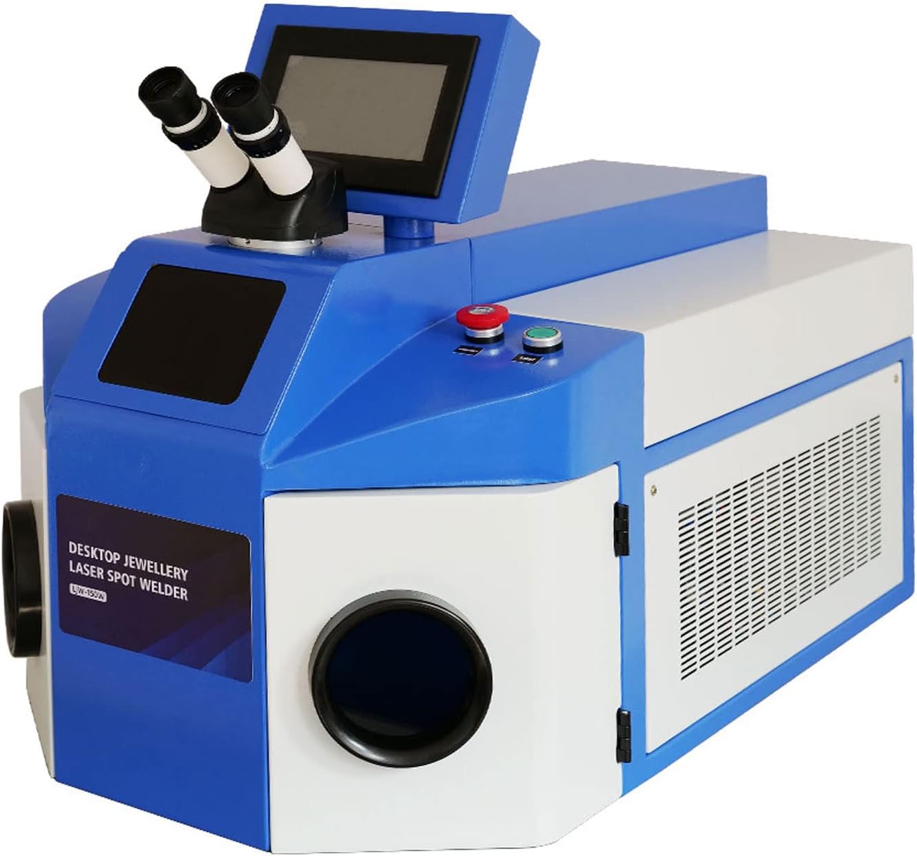 ZAC 150W Jewelry Spot Welder Class 1 0.39mW Laser Jewelry Welder 40 Joules LJW-150 Countertop Gold Silver Laser Welding Machine 220V 1 Phase Desktop Jewelry Repair Tool for Platinum 24K Gold