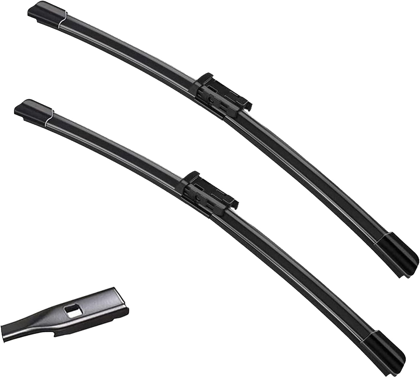 2 Factory Wiper Blades Replacement for 2017 2018 2019 2020 2021 Tesla Model 3 & 2020-2021 Model Y Original Equipment Windshield Wiper Blades Set 26"+19" (Set of 2) Top Lock