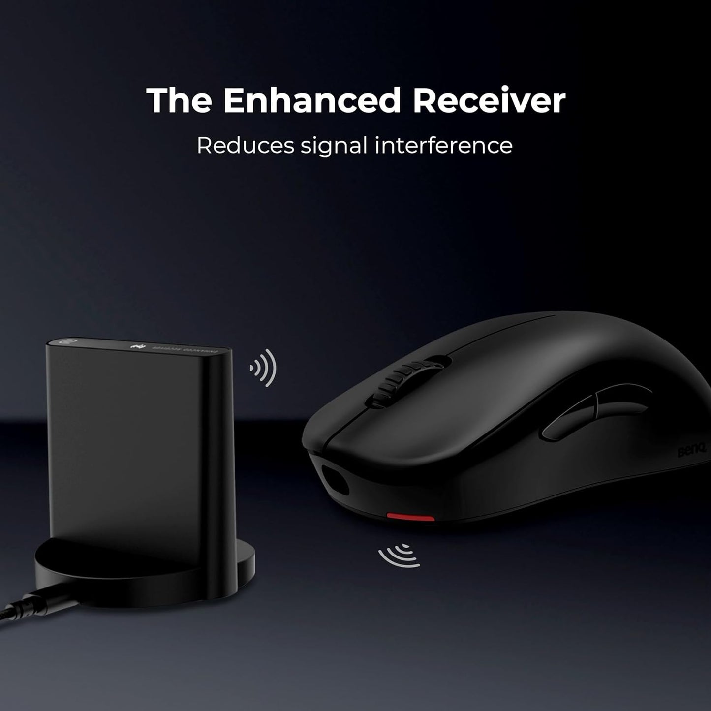 BenQ Zowie U2 Wireless Gaming Mouse | Esports, Sport Science | Enhanced Receiver | 60g Lightweight | 3200 DPI Sensor | 5 Buttons | 70 Hr Battery Life | Driverless