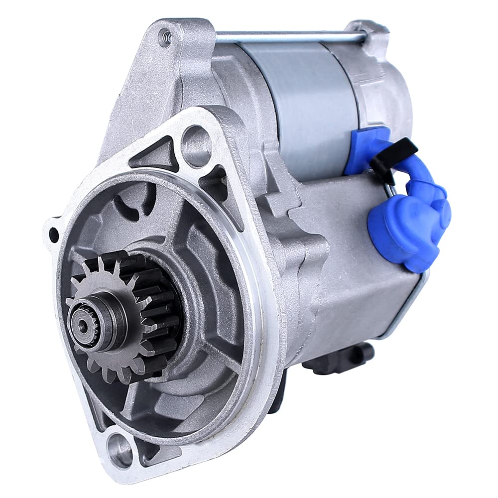 RAREELECTRICAL New Starter Motor Compatible with John Deere Tractors 650 670 855 856 Yanmar Engine 3T72