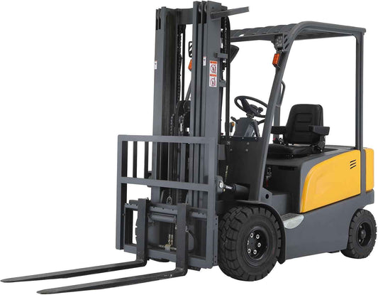 Tory Carrier 4-Wheel Electric Forklift Truck, 197" Lifting Height with Side Shifter, 80V/400Ah High Capacity Battery, AC Brushless Drive Motor, IP54 Rated for Warehouse