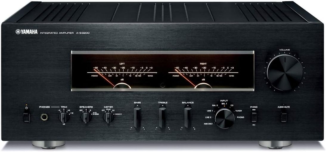 Yamaha Audio A-S3200BL Integrated Amplifier (Black)