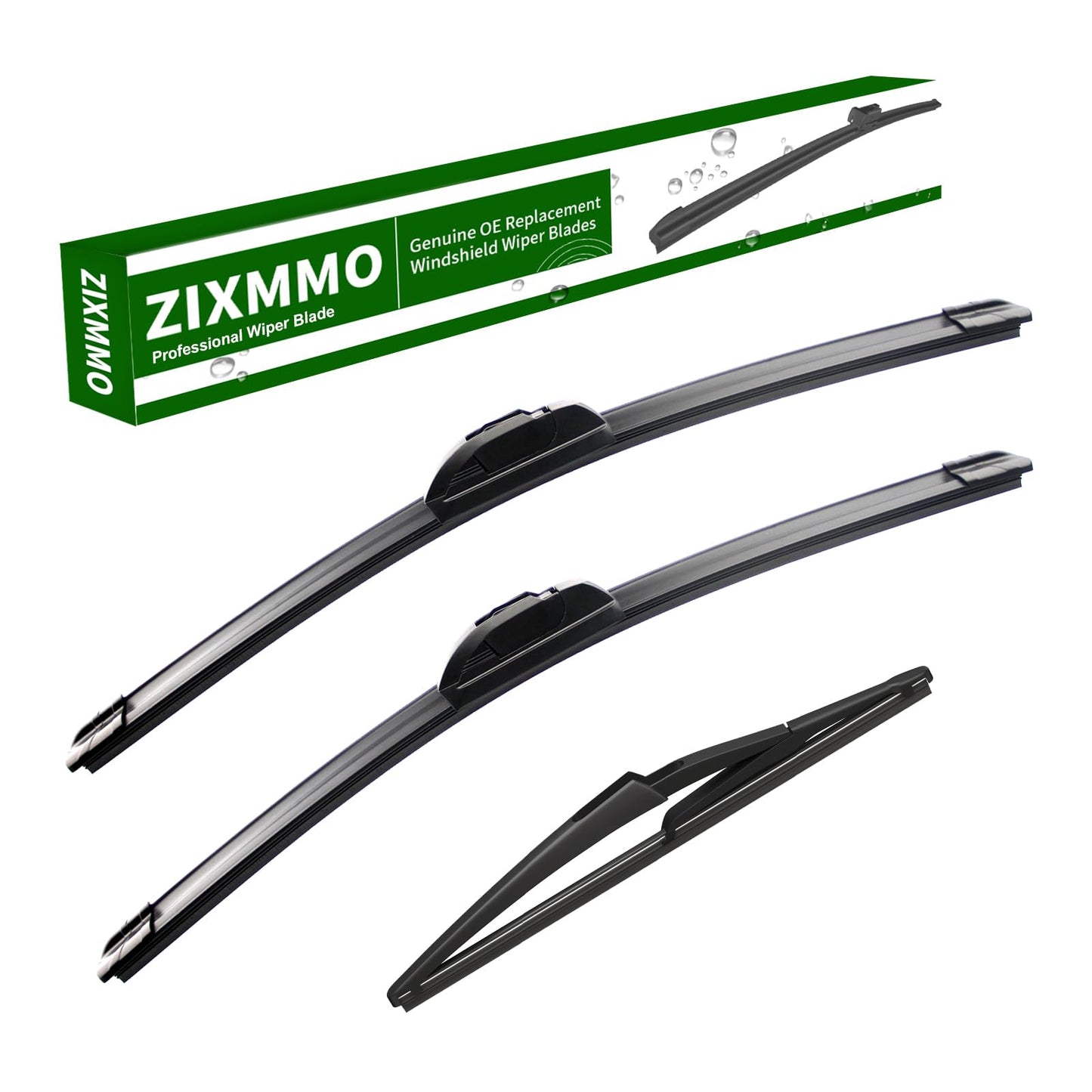 2 Factory Wiper Blades Replacement for 2017 2018 2019 2020 2021 Tesla Model 3 & 2020-2021 Model Y Original Equipment Windshield Wiper Blades Set 26"+19" (Set of 2) Top Lock