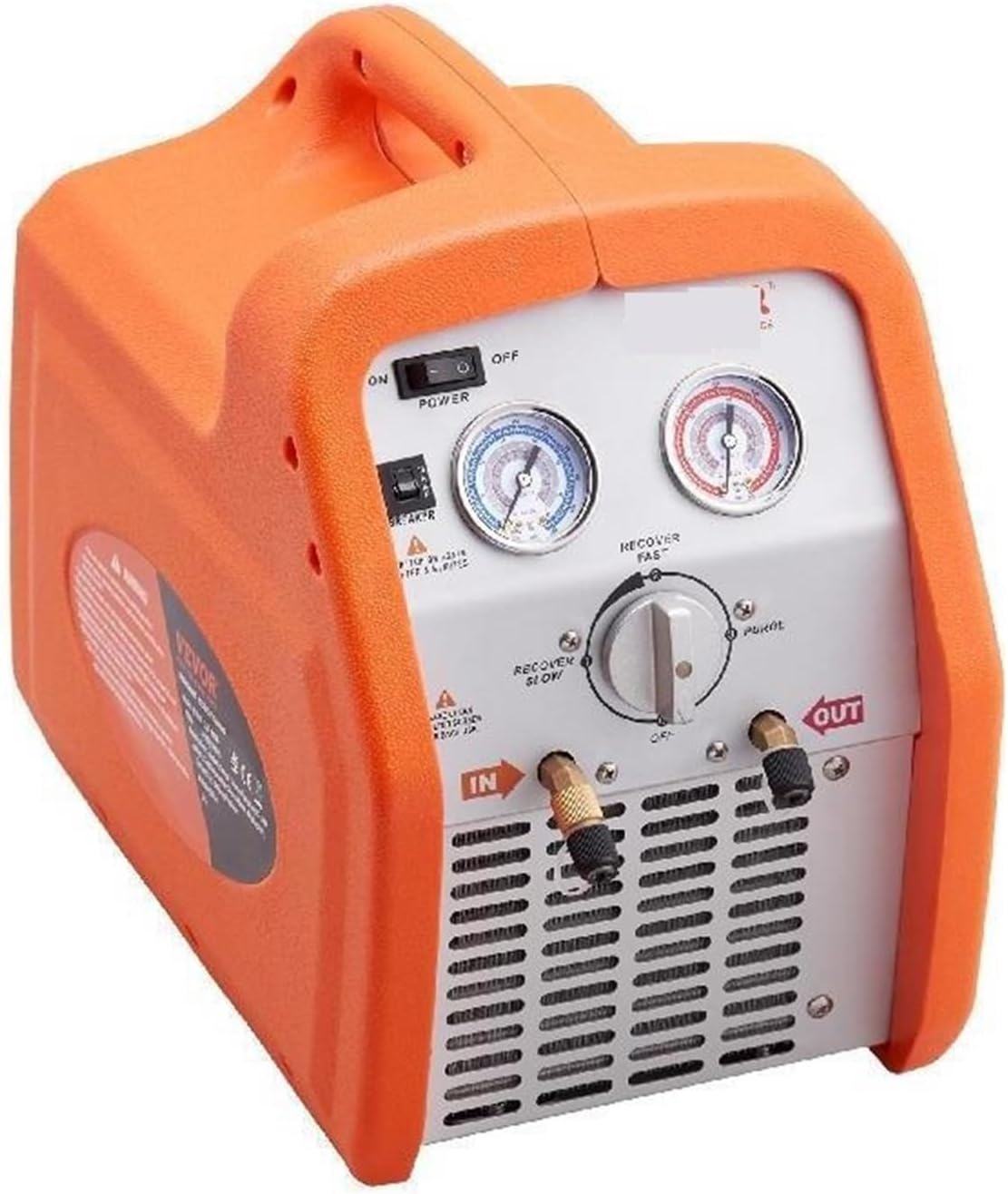 Refrigerant Recovery Machine,Portable AC Recovery Machine,Liquid Refrigerant,for HVAC Technicians and DIYers (3/4hp)