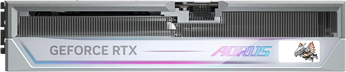 Gigabyte AORUS GeForce RTX 5090 Master ICE 32G Graphics Card - 32GB GDDR7, 512bit, PCI-E 5.0, 2655MHz Core Clock, 3 x DP 2.1a, 1 x HDMI 2.1b, NVIDIA DLSS 4, GV-N5090AORUSM ICE-32GD