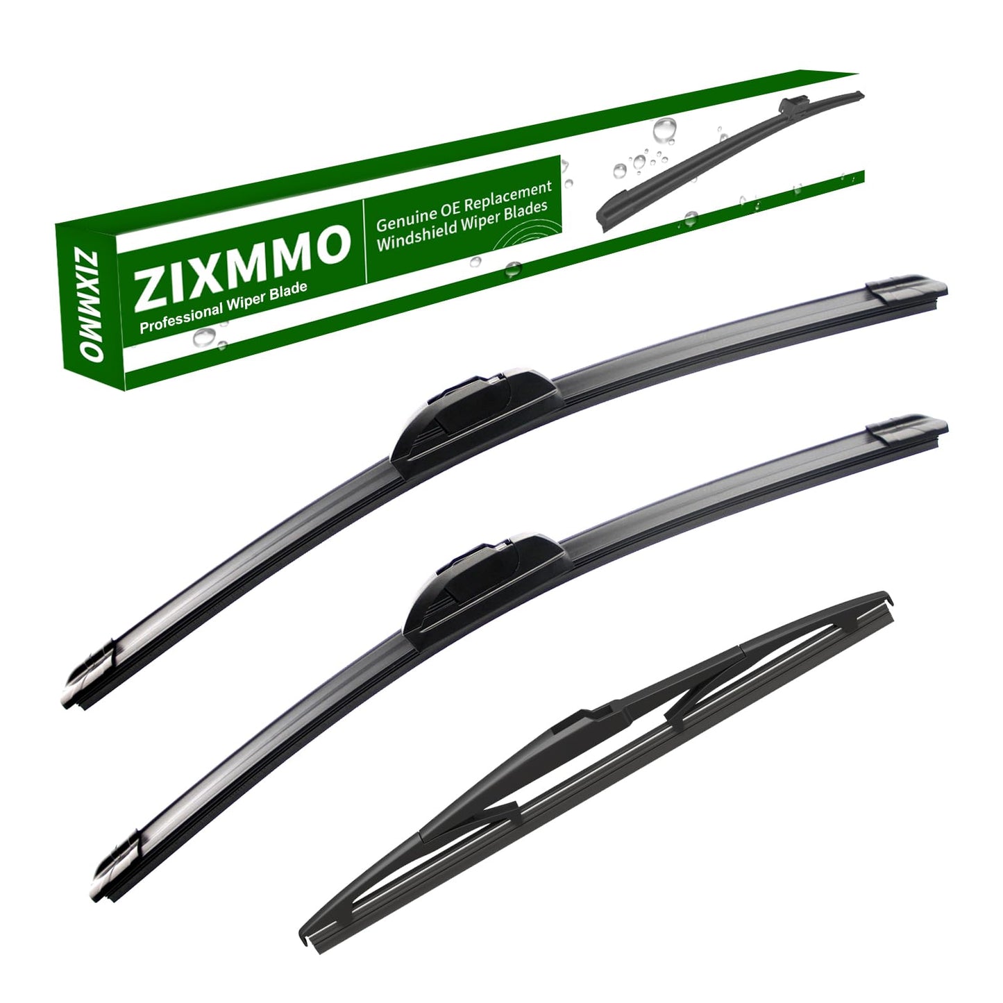 2 Factory Wiper Blades Replacement for 2017 2018 2019 2020 2021 Tesla Model 3 & 2020-2021 Model Y Original Equipment Windshield Wiper Blades Set 26"+19" (Set of 2) Top Lock