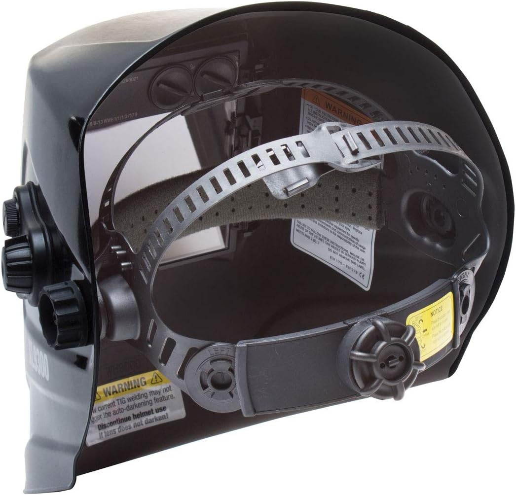 Eastwood 180 Amp MIG Welder Machine Dual Voltage 110V 220V for Steel & Aluminum | Eastwood XL View Auto Darkening Welding Helmet