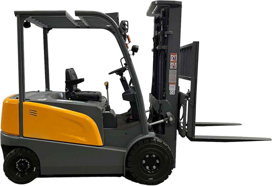 APOLLOLIFT 4-Wheel Electric Forklift Lead-Acid Battery Forklift 6600LBS 197" Lifting Height