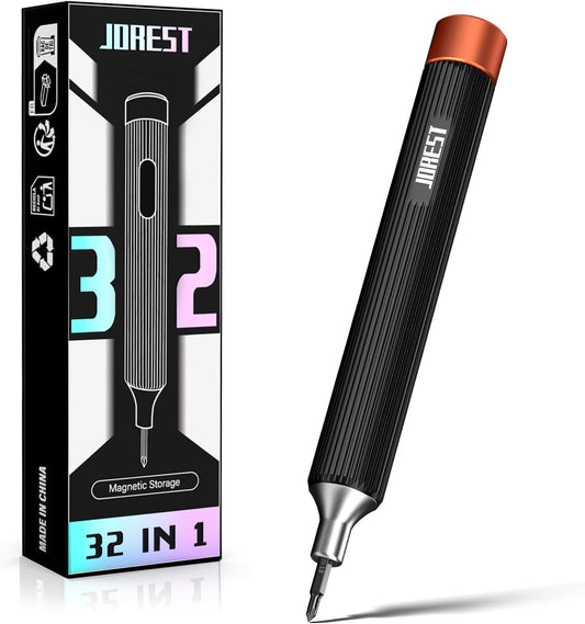 JOREST 32-In-1 Small Precision Screwdriver Set Magnetic, Valentines Day Gifts Gadgets Gifts for Men Him, Multi Bit Mini Repair Tool Kit with Torx for Electronic, Glasses, PS5/4, Camera, Phone, Laptop