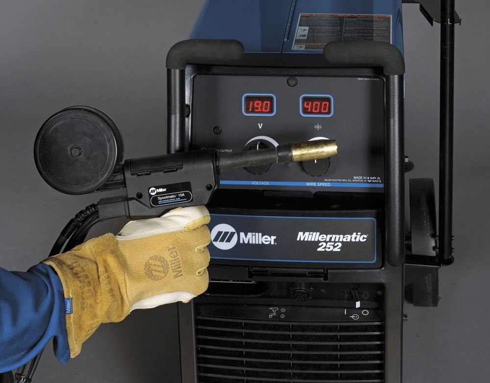 Miller Millermatic 252 Electric MIG Welder, Wheeled, 208/230VAC (907321)