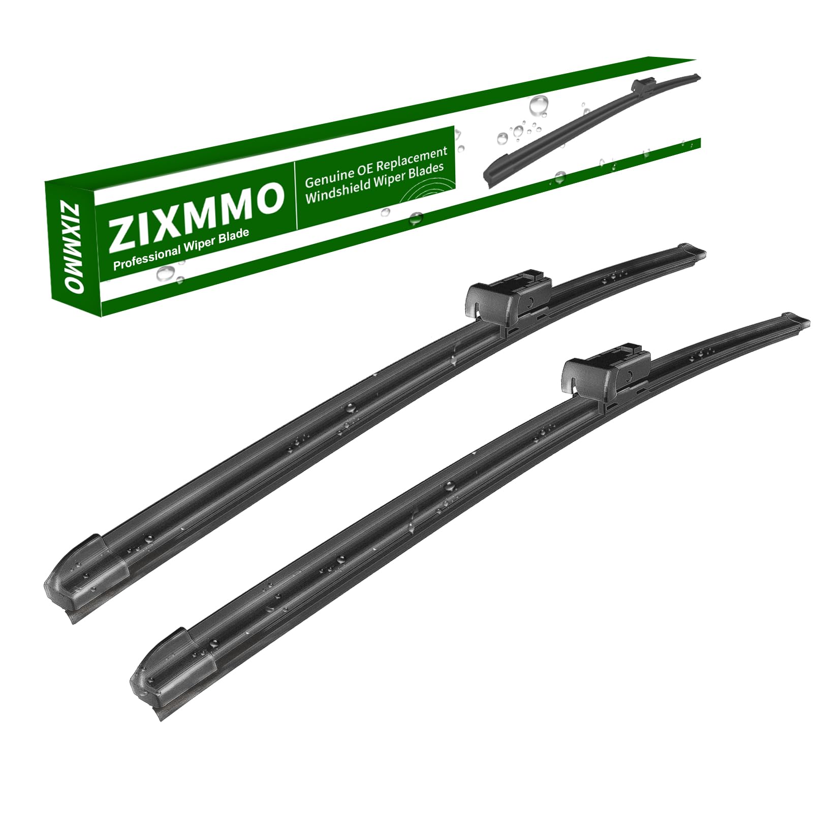 2 Factory Wiper Blades Replacement for 2017 2018 2019 2020 2021 Tesla Model 3 & 2020-2021 Model Y Original Equipment Windshield Wiper Blades Set 26"+19" (Set of 2) Top Lock