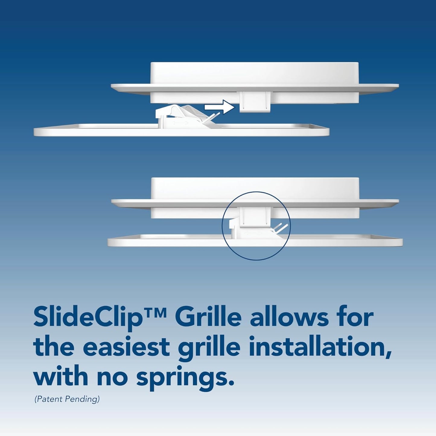 Broan-NuTone Bathroom Exhaust Fan with LED light – Easy Retrofit Without Attic Access, Quiet 1.5 Sones, Effective Ventilation at 80 CFM ENERGY STAR Certified Moisture and Odor Control