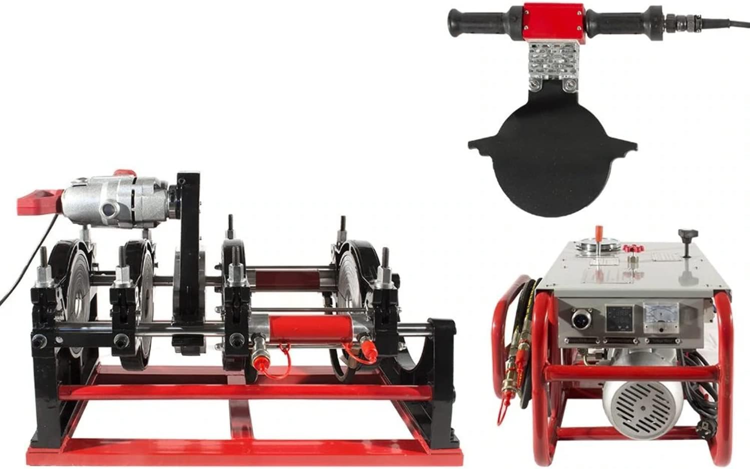 Pipe Welding Machine Fusion Welder PVC PE HDPE Plastic HVAC LHC200