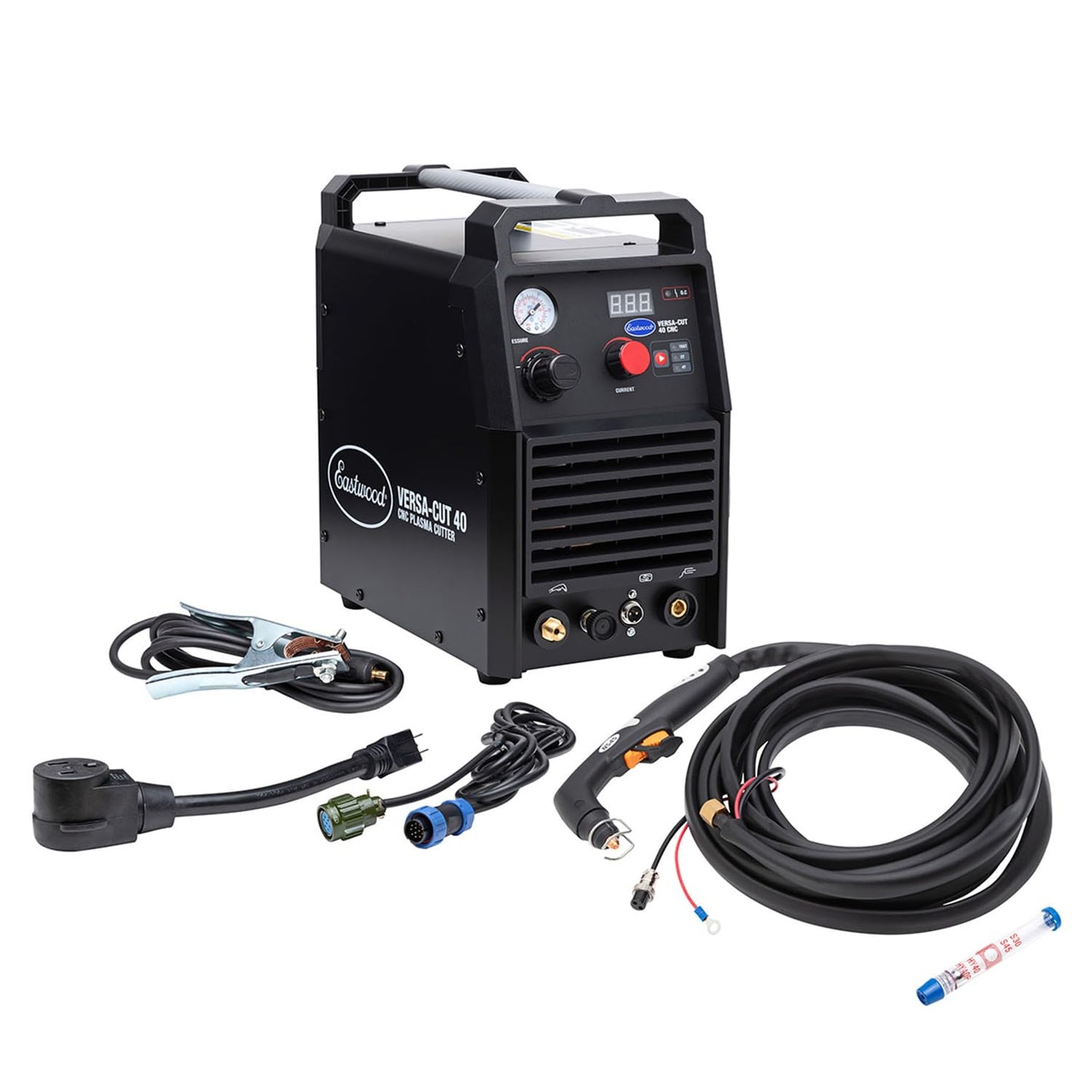 Eastwood Versa-Cut 4'X4' CNC Plasma Table With CNC Cut 40A Plasma Cutter Machine with Cutting Torch | All-in-One Professional Dual Voltage Metal Precision Cutting and Sheet Fabrication Equipment Set