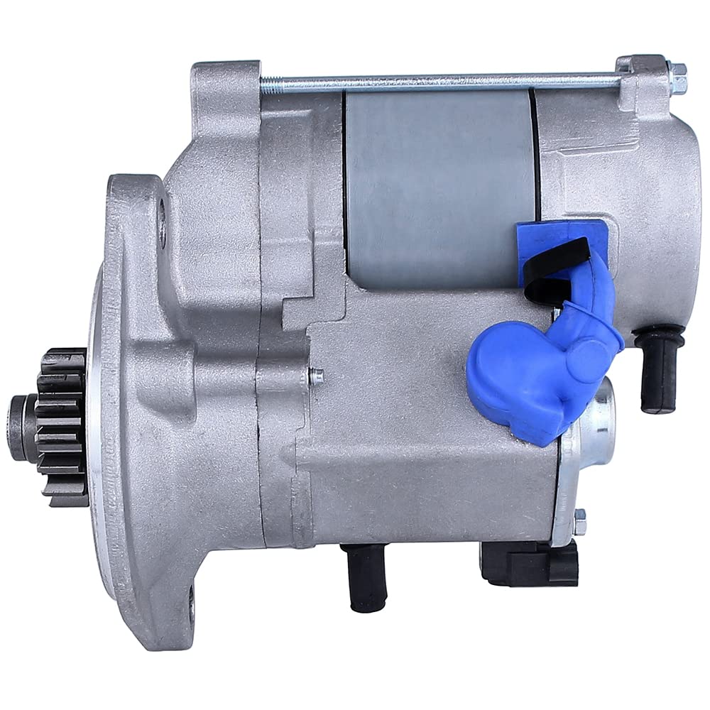 RAREELECTRICAL New Starter Motor Compatible with John Deere Tractors 650 670 855 856 Yanmar Engine 3T72