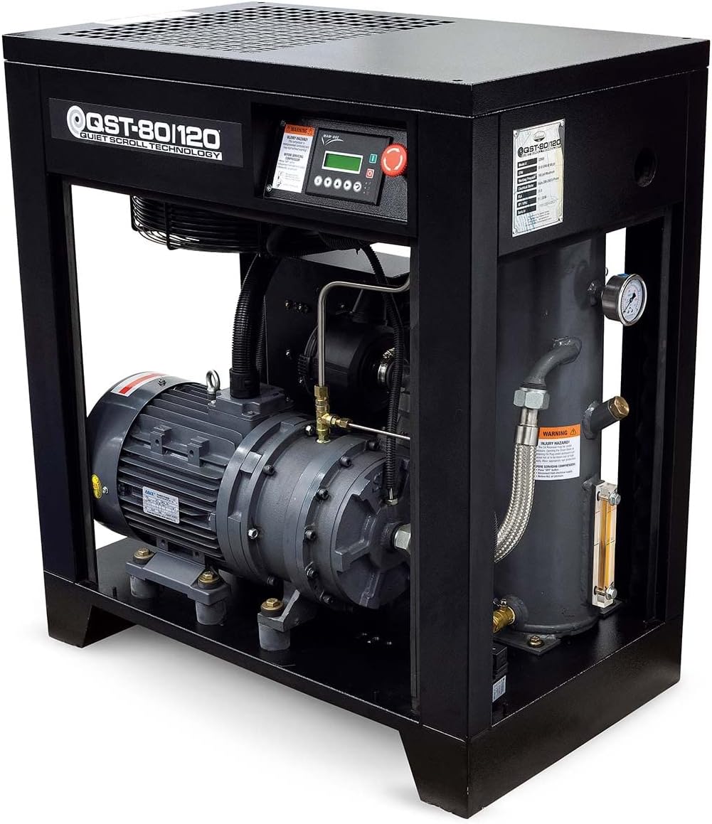Eastwood Elite QST 80/120 Scroll Pump Air Compressor Powerful Cast Iron Portable