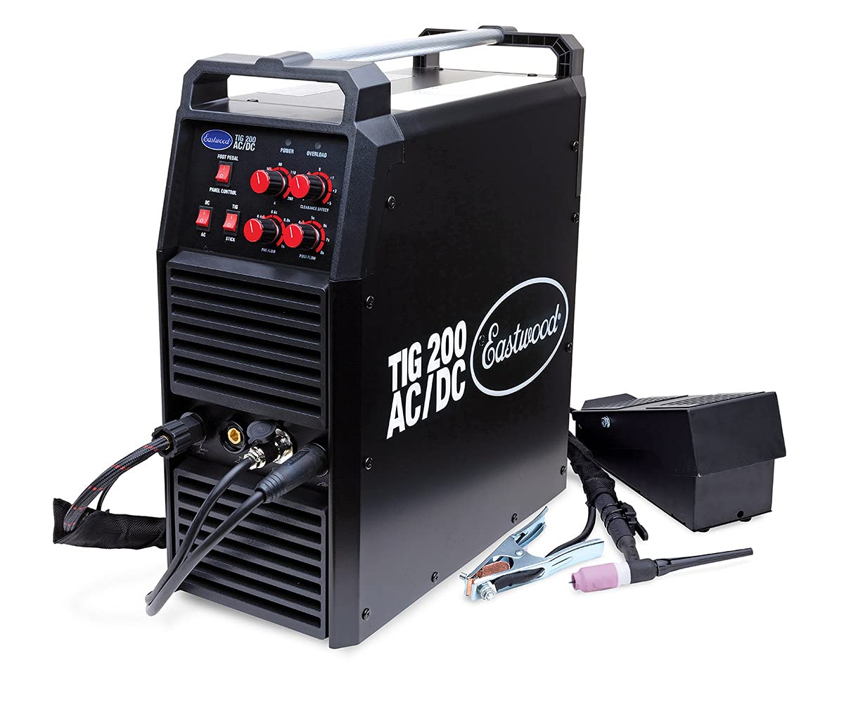 Eastwood 200 Amp Multi-Process Welder and 60 Amp Versa-Cut Plasma Cutter plus Welding Cart