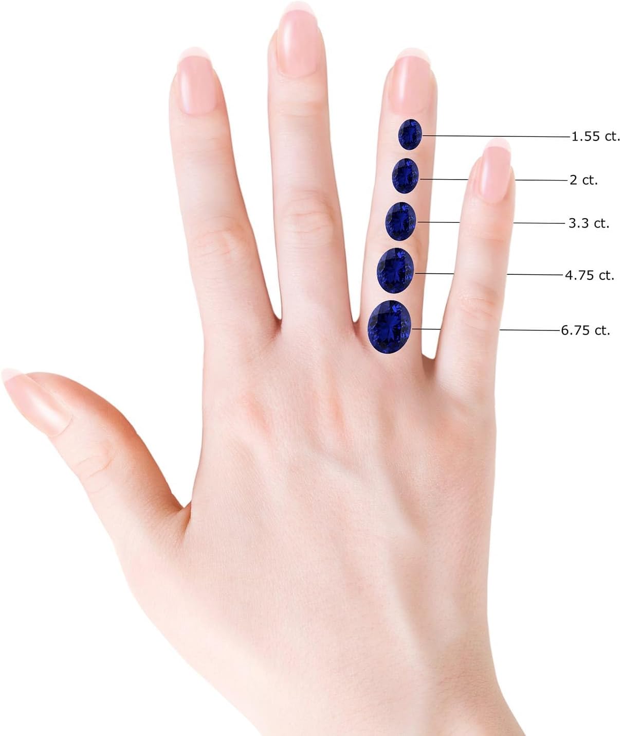 Angara Lab Grown Blue Sapphire Pendant for Women | Lab Oval Sapphire Solitaire Pendant with Lab Diamond in 14K Solid Gold/Silver/Platinum With 18" Chain | September Birthday, Gemstone Jewelry Gift