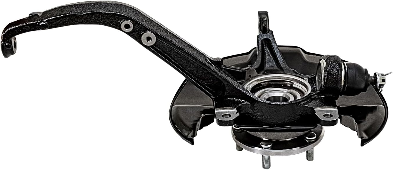Detroit Axle - 2 Front Steering Knuckles with Wheel Bearing Hubs for 2008-2012 Honda Accord 2009-2014 TSX 2009 2010 2011 Steering Knuckles with Wheel Bearing and Hubs Assembly Replacement
